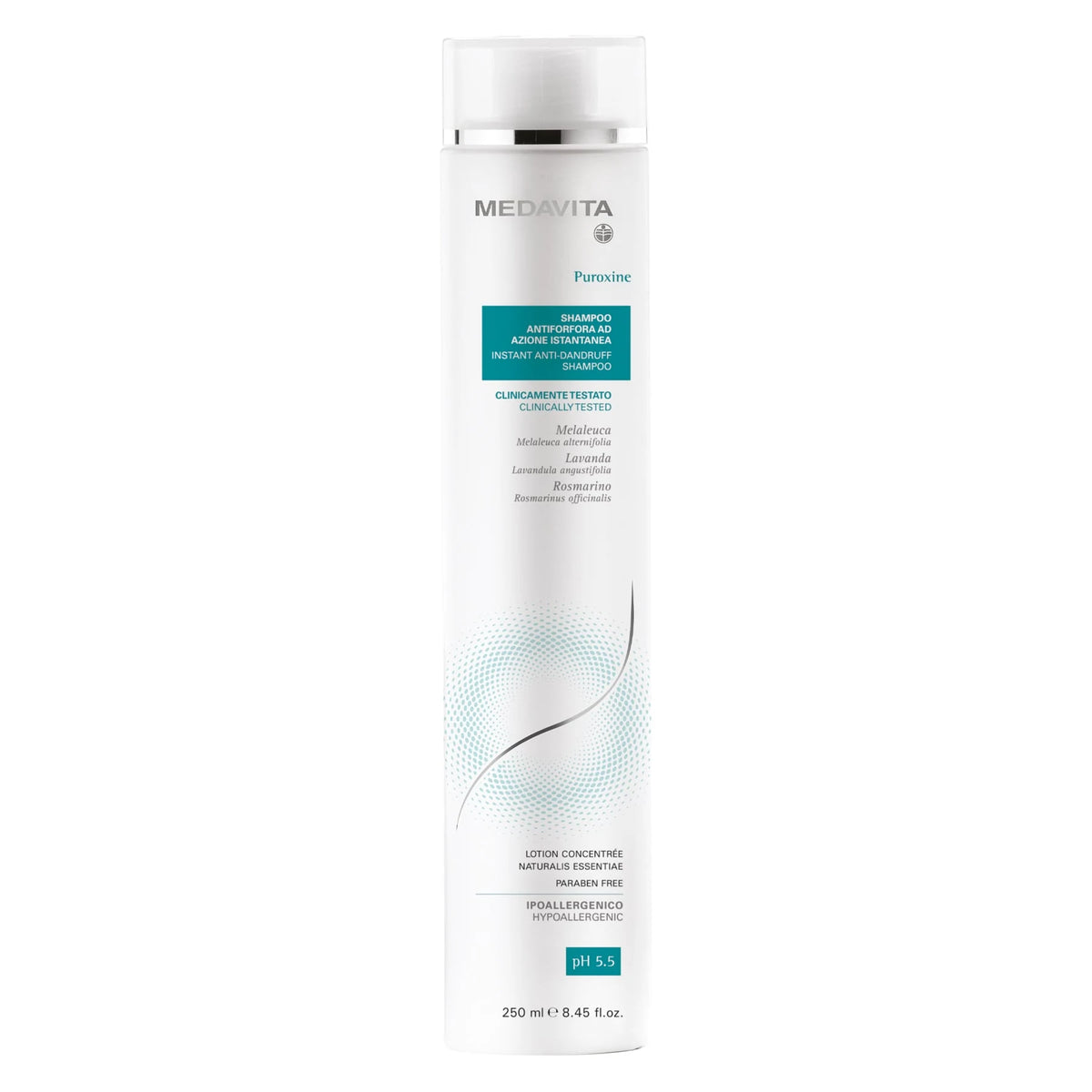 Medavita Puroxine Instant Anti-Dandruff Shampoo 250ml shampoo #Size_250ml