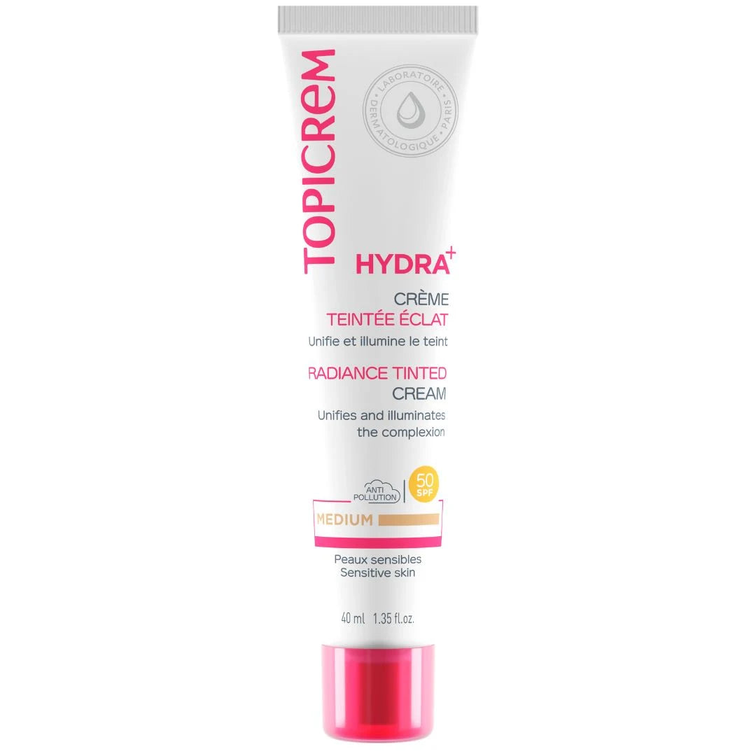 Topicrem HYDRA+ Radiance Tinted Cream SPF50 Medium 40ml #Size_40ml